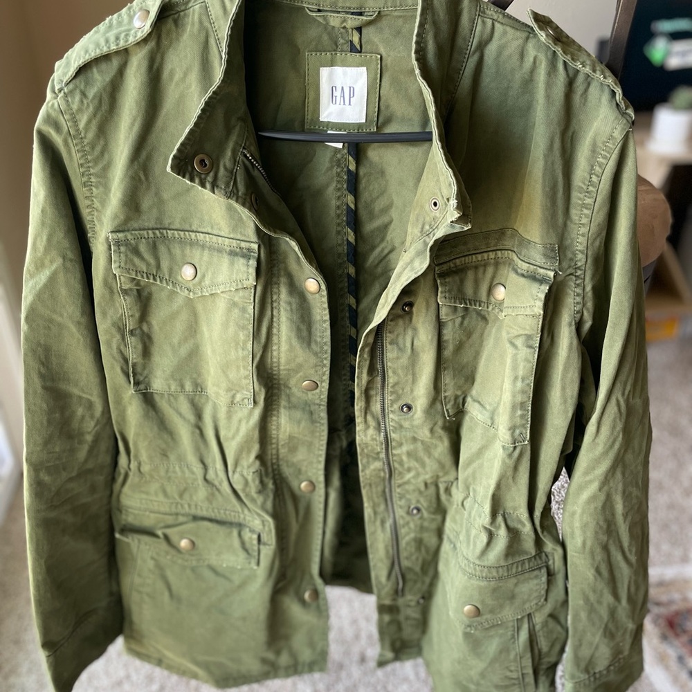 GAP Olive Green Utility Jacket